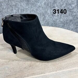 LifeStride Sparrow Ankle Boots Womens 6 Black Pointed Toe New